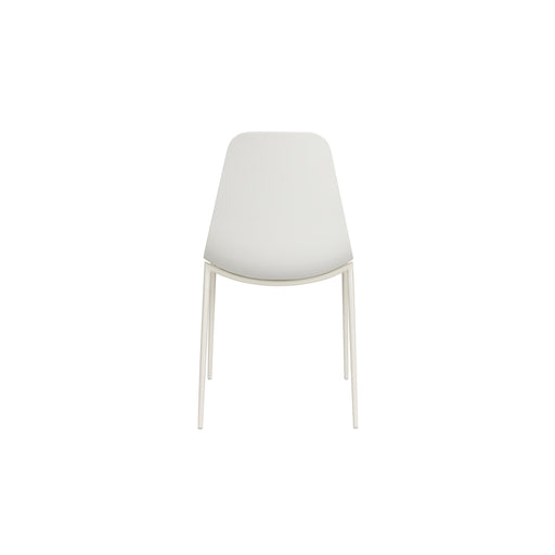 Eetkamerstoel Jeffrey Polypropyleen Wit 48.5x49 cm-Fauteuils-Creating Home