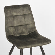 Eetkamerstoel Jelt Hunter Velours 45x56x84 cm-Eetkamerstoelen-LABEL51