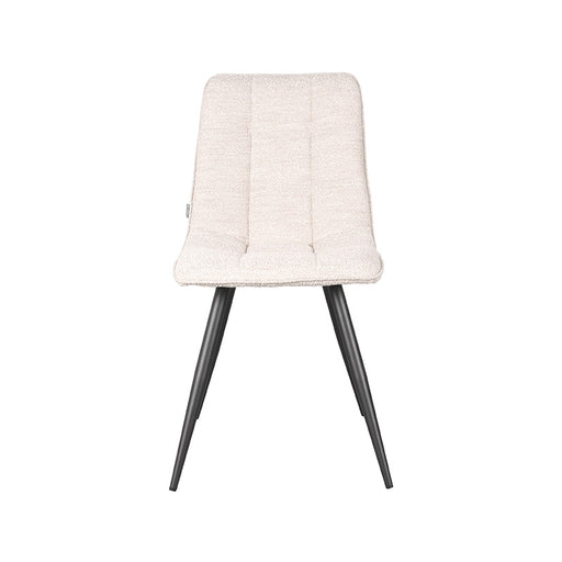 Eetkamerstoel Jelt Naturel Boucle 45x56x84 cm-Eetkamerstoelen-LABEL51