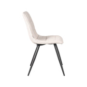Eetkamerstoel Jelt Naturel Boucle 45x56x84 cm-Eetkamerstoelen-LABEL51