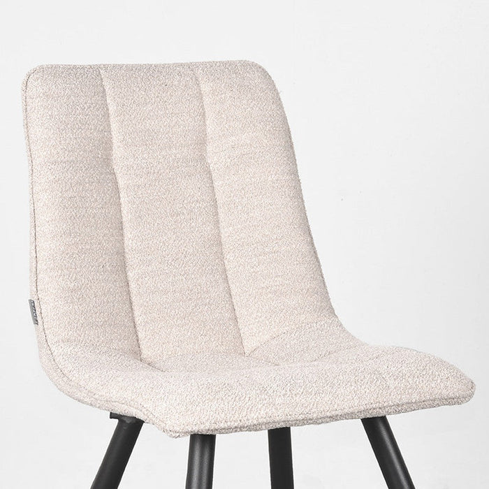 Eetkamerstoel Jelt - Naturel - Boucle-Eetkamerstoelen-LABEL51