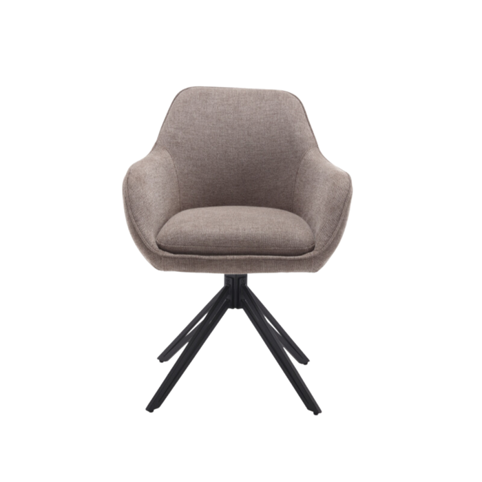 Eetkamerstoel Jens | Brown | Draaibaar-Eetkamerstoelen-Starfurn