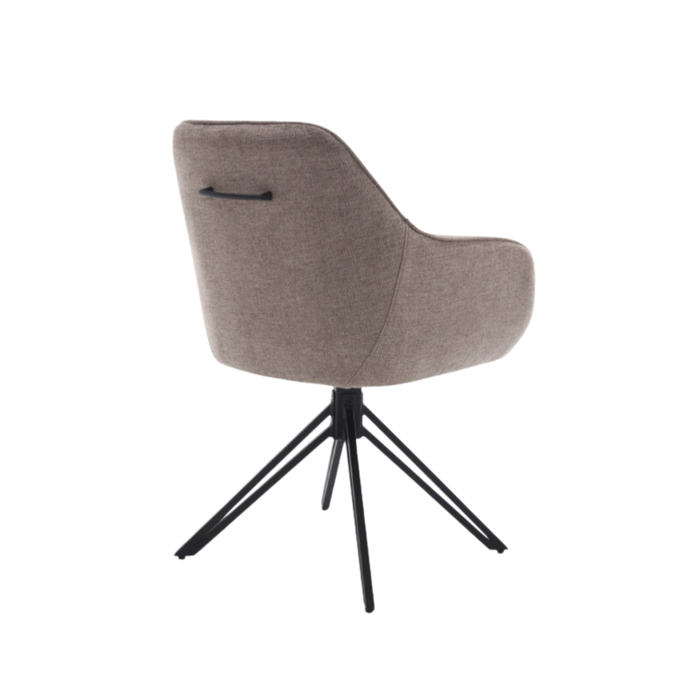 Eetkamerstoel Jens | Brown | Draaibaar-Eetkamerstoelen-Starfurn