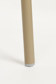 Eetkamerstoel Jessica Polyester Beige 54.5x59 cm-Eetkamerstoelen-Creating Home