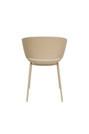 Eetkamerstoel Jessica Polyester Beige 54.5x59 cm-Eetkamerstoelen-Creating Home