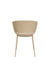 Eetkamerstoel Jessica Polyester Beige 54.5x59 cm-Eetkamerstoelen-Creating Home