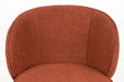 Eetkamerstoel Joa Polyester Terracotta 60x59.5 cm-Eetkamerstoelen-Creating Home