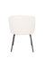 Eetkamerstoel Joa Polyester Wit 60x59.5 cm