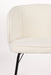 Eetkamerstoel Joa Polyester Wit 60x59.5 cm-Eetkamerstoelen-Creating Home