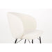 Eetkamerstoel Joa Polyester Wit 60x59.5 cm-Fauteuils-Creating Home