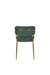 Eetkamerstoel Jolien Goud/dark Nylon en polyester Groen 56x48 cm-Eetkamerstoelen-Creating Home