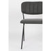 Eetkamerstoel Jolien Nylon en polyester Donkergrijs 56x48 cm-Eetkamerstoelen-Creating Home