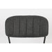 Eetkamerstoel Jolien Nylon en polyester Donkergrijs 56x48 cm-Eetkamerstoelen-Creating Home