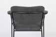 Eetkamerstoel Jolien Nylon en polyester Donkergrijs 56x61 cm-Eetkamerstoelen-Creating Home
