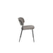 Eetkamerstoel Jolien Nylon en polyester Grijs 56x48 cm-Eetkamerstoelen-Creating Home