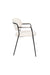 Eetkamerstoel Jolien Zwart/bouclã© Stof Wit 56x61 cm-Eetkamerstoelen-Creating Home