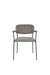 Eetkamerstoel Jolien Zwart/grijs Nylon en polyester Grijs 56x61 cm-Eetkamerstoelen-Creating Home