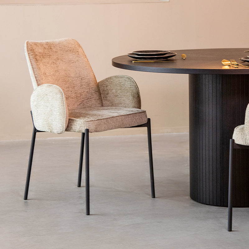 Eetkamerstoel Joni Beige Elegance 55x60x86 cm-Eetkamerstoelen-LABEL51