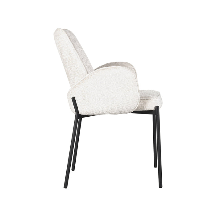 Eetkamerstoel Joni - Creme - Elegance-Eetkamerstoelen-LABEL51