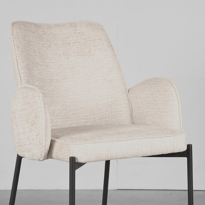 Eetkamerstoel Joni - Creme - Elegance-Eetkamerstoelen-LABEL51
