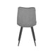 Eetkamerstoel Jort - Donkergrijs - Ribcord-Eetkamerstoelen-LABEL51