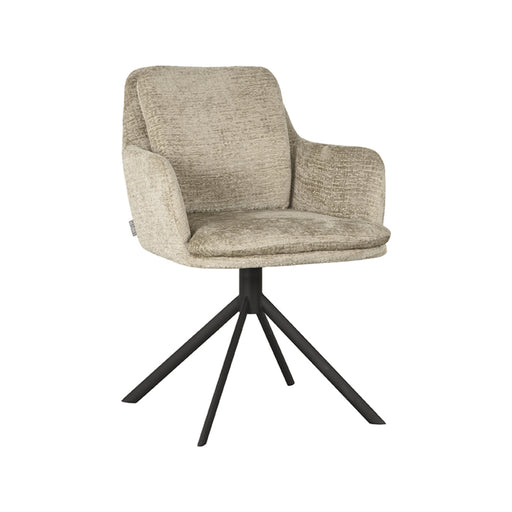 Eetkamerstoel Joy - Beige - Elegance - Draaibaar-Eetkamerstoelen-LABEL51