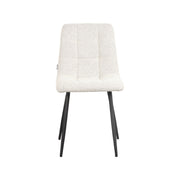 Eetkamerstoel Juul Champagne Boucle 54x45x89 cm-Eetkamerstoelen-LABEL51