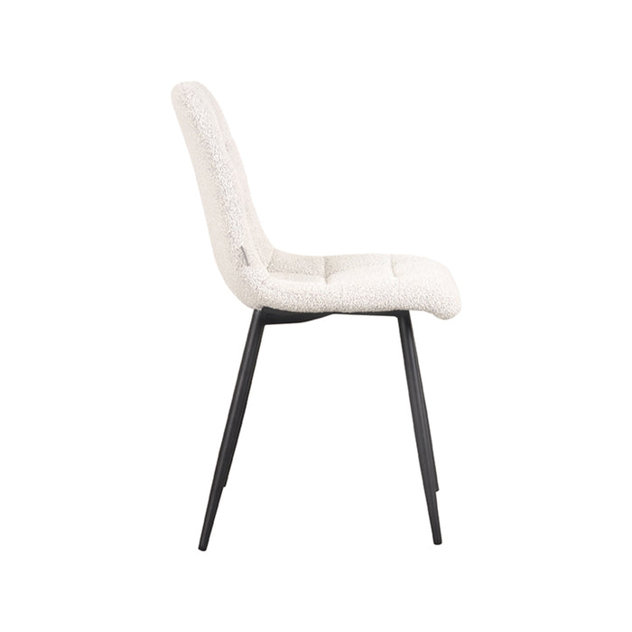 Eetkamerstoel Juul - Champagne - Boucle-Eetkamerstoelen-LABEL51
