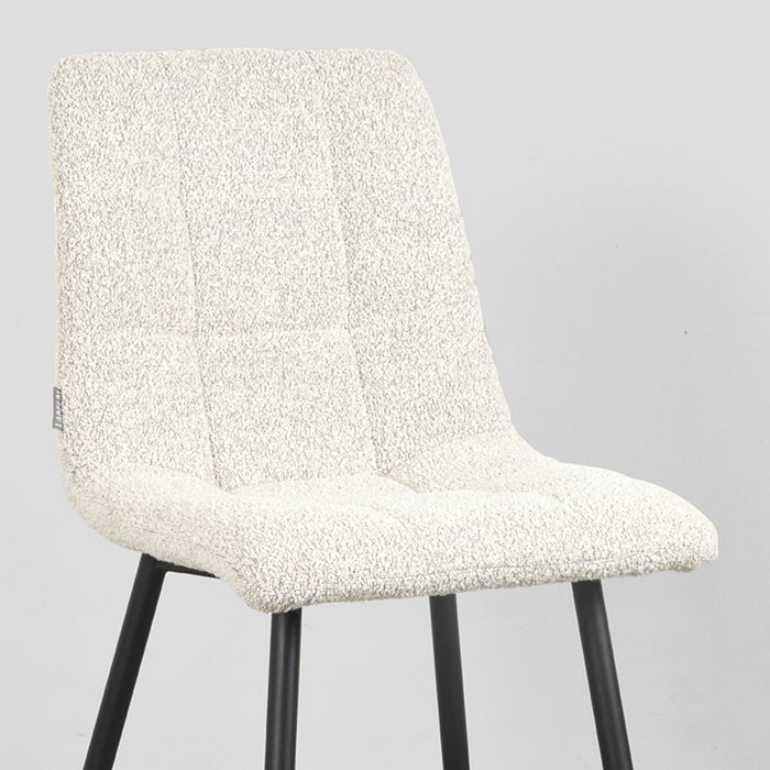 Eetkamerstoel Juul - Champagne - Boucle-Eetkamerstoelen-LABEL51