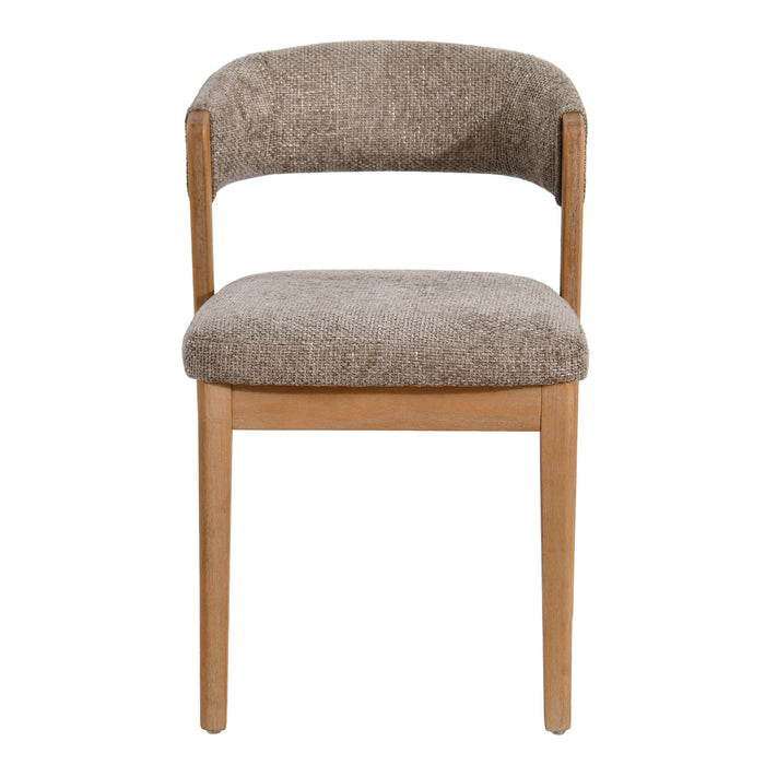 Eetkamerstoel Kael Polyester Beige-Eetkamerstoelen-PTMD