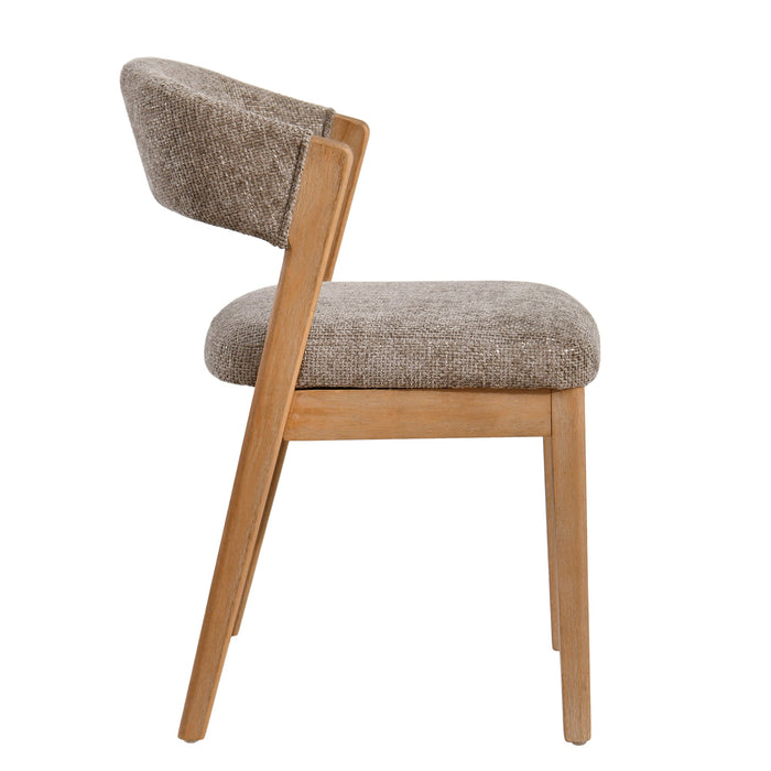 Eetkamerstoel Kael Polyester Beige-Eetkamerstoelen-PTMD