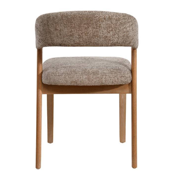 Eetkamerstoel Kael Polyester Beige-Eetkamerstoelen-PTMD