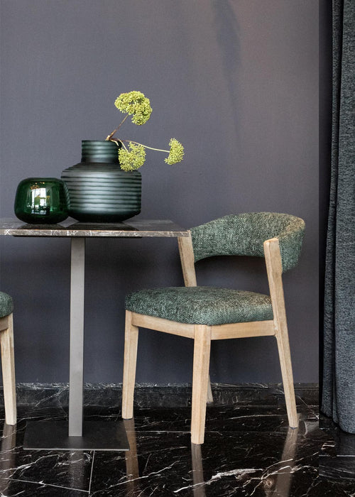 Eetkamerstoel Kael Polyester Groen-Eetkamerstoelen-PTMD