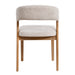 Eetkamerstoel Kael Polyester Wit-Eetkamerstoelen-PTMD