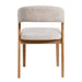 Eetkamerstoel Kael Polyester Wit-Eetkamerstoelen-PTMD