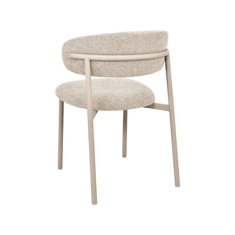 Eetkamerstoel Kaito Geweven Beige 55x57x80 cm-Eetkamerstoelen-LABEL51