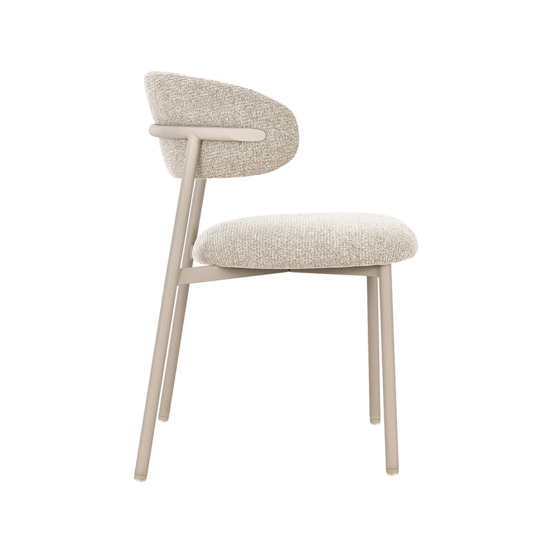 Eetkamerstoel Kaito Geweven Beige 55x57x80 cm-Eetkamerstoelen-LABEL51