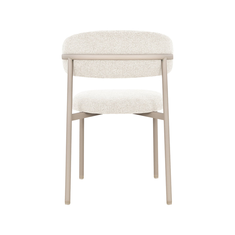Eetkamerstoel Kaito Stof Naturel 55x57x80 cm-Eetkamerstoelen-LABEL51