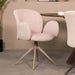 Eetkamerstoel Kimball - Naturel - Boucle - Taupe Metalen Frame-Eetkamerstoelen-LABEL51