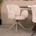 Eetkamerstoel Kimball - Naturel - Boucle - Taupe Metalen Frame-Eetkamerstoelen-LABEL51