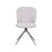 Eetkamerstoel Kimo - Naturel - Boucle - Taupe Metalen Frame-Eetkamerstoelen-LABEL51