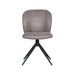 Eetkamerstoel Kimo - Taupe - Micro Suede - Draaibaar-Eetkamerstoelen-LABEL51