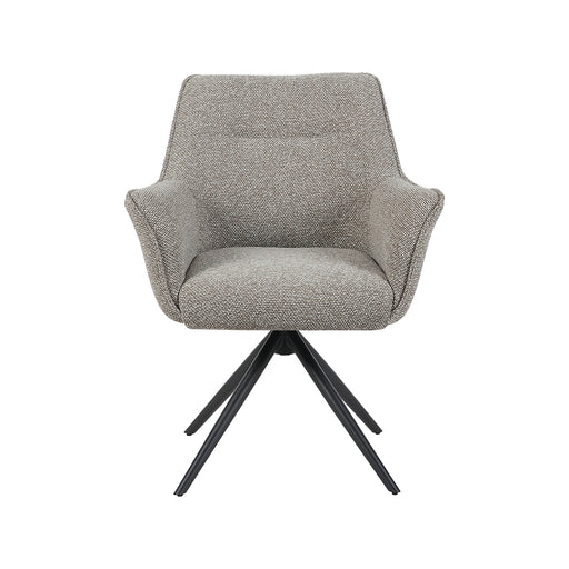 Eetkamerstoel Kimora - Mushroom - Royal Boucle - Draaibaar-Eetkamerstoelen-LABEL51
