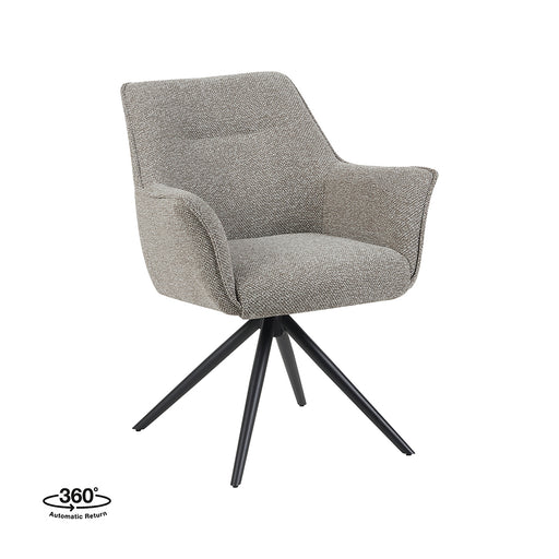 Eetkamerstoel Kimora - Mushroom - Royal Boucle - Draaibaar-Eetkamerstoelen-LABEL51