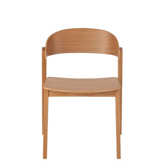 Eetkamerstoel Laga Oak Hout | Metaal Zwart-Eetkamerstoelen-J-Line