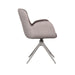 Eetkamerstoel Lasse - Bruin - Microvezel - Taupe Metalen Frame-Eetkamerstoelen-LABEL51