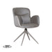 Eetkamerstoel Lasse - Forest - Microvezel - Taupe Metalen Frame-Eetkamerstoelen-LABEL51