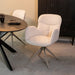 Eetkamerstoel Lasse - Naturel - Canyon - Taupe Metalen Frame-Eetkamerstoelen-LABEL51