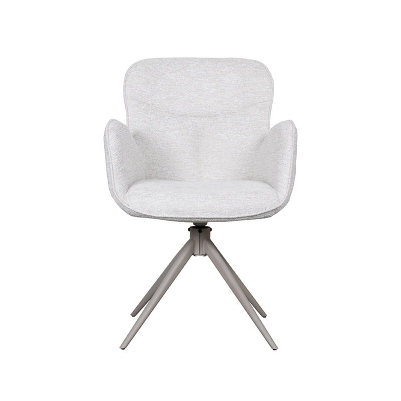 Eetkamerstoel Lasse Naturel Canyon Taupe Metalen Frame-Eetkamerstoelen-LABEL51