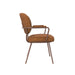 Eetkamerstoel Lausanne - Coral - Royal Boucle - Coral Metalen...-Eetkamerstoelen-LABEL51